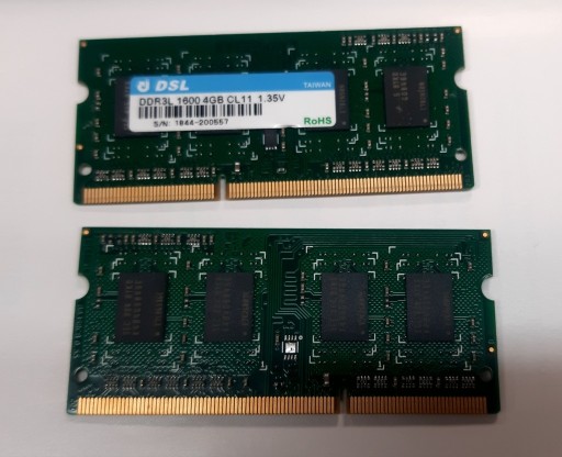 Zdjęcie oferty: DSL DDR3L 1600 4GB CL11 1.35V 
