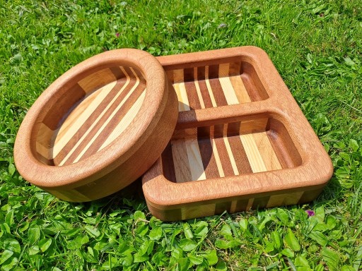 Zdjęcie oferty: Drewniane miski, półmiski i korytka na przekąski