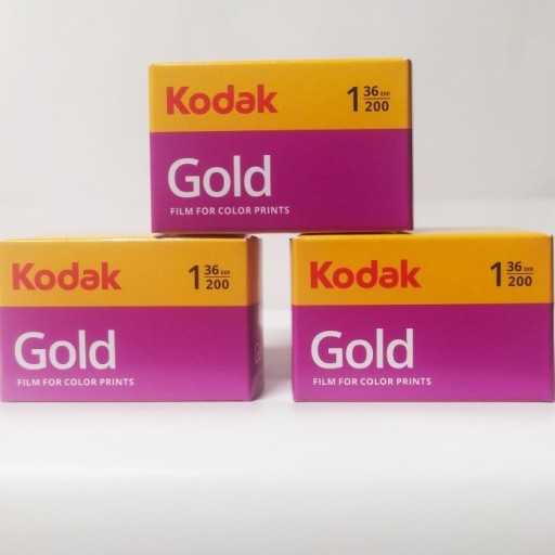 Zdjęcie oferty: Film Kodak Gold 200/36x3 szt kolor klisza negatyw 