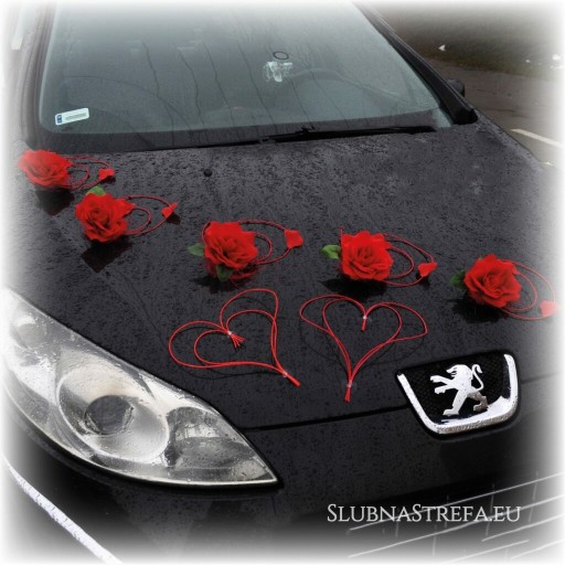 Zdjęcie oferty: Dekoracja na samochód ozdoby na auto ślub wesele