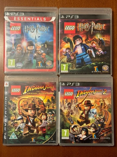 Zdjęcie oferty: Lego: Indiana Jones 1, 2 oraz Harry Potter 1-4 5-7