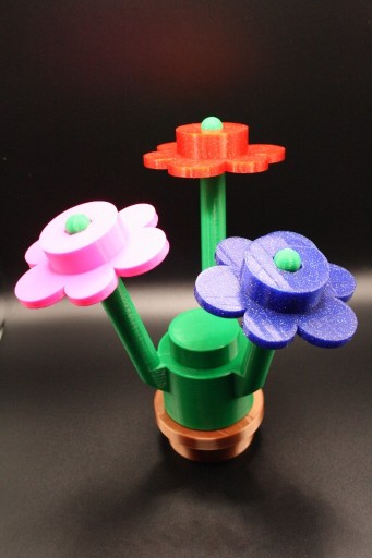 Zdjęcie oferty: Kwiatki kwiat figurka 3d