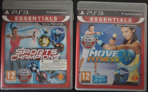 Zdjęcie oferty: Sports Champions & Move Fitness na PS3 z Move