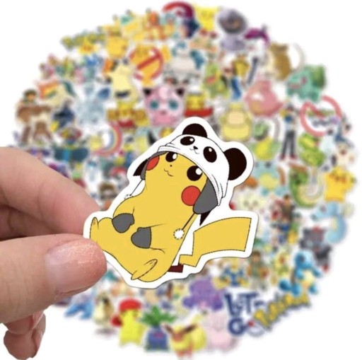 Zdjęcie oferty: 100 Sztuk Naklejek Nintendo Pokemon
