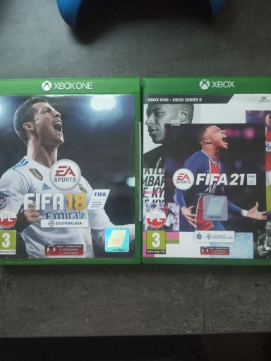 Zdjęcie oferty: FIFA 21 + FIFA18  XBOX ONE