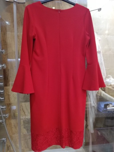 Zdjęcie oferty: Elegancka wizytowa sukienka w kolorze czerwonym ro