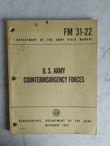 Zdjęcie oferty: US Army Countersurgency Forces 1963