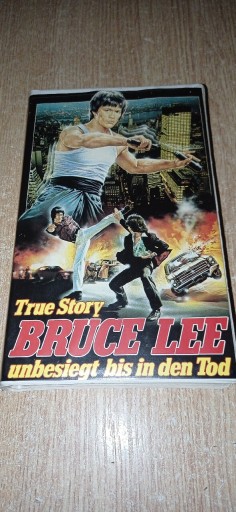 Zdjęcie oferty: Kaseta VHS True Story Bruce Lee 