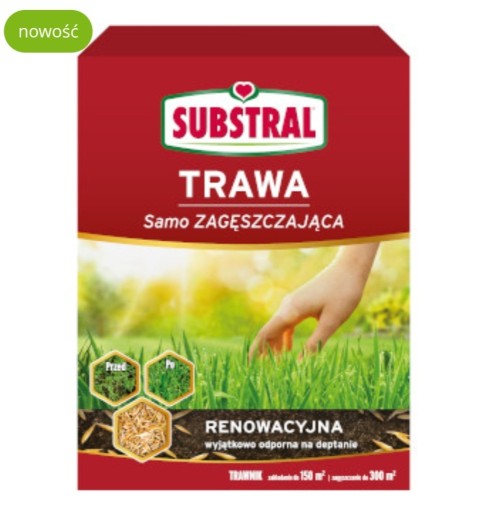 Zdjęcie oferty: TRAWA SUBSTRAL 3kg SAMOZAGĘSZCZAJĄCA dobra cena