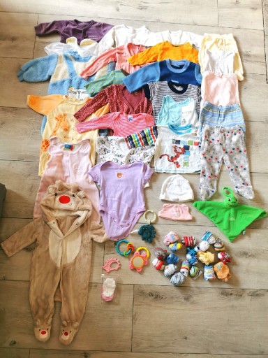 Zdjęcie oferty: Mega paka ubranek dziewczynka 56 62