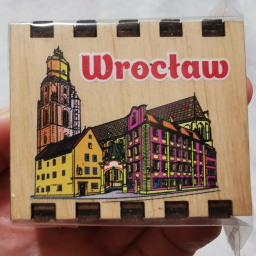Zdjęcie oferty: Magnes na lodówkę Zapałki Wrocław rynek kościół