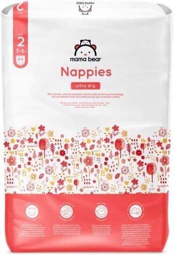 Zdjęcie oferty: Mama Bear Nappies Pieluszki r. 2 