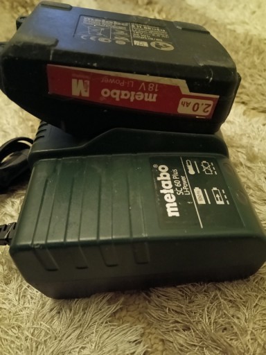 Zdjęcie oferty: Metabo ładowarka + bateria SC 60 Plus