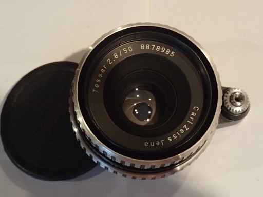 Zdjęcie oferty: TESSAR 2,8/50 Carl Zeiss Jena EXAKTA -super stan