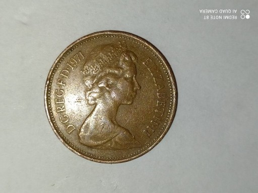 Zdjęcie oferty: Moneta New Pence 2 Pence Elizabeth II 1979r HIT