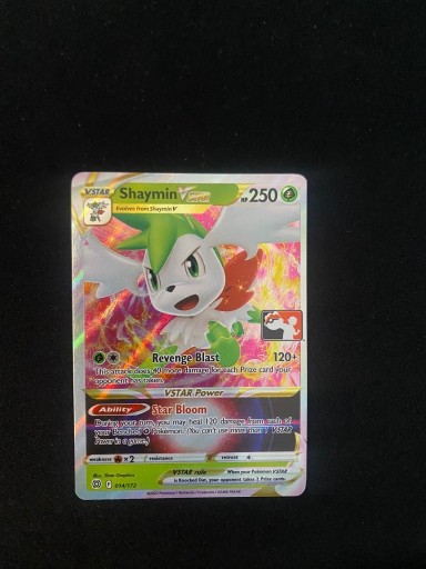 Zdjęcie oferty: Pokemon Karta Shaymin Vstar 014/172  Prize pack