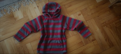Zdjęcie oferty: REBEL bluza polarowa z kapturem w paski r. 122 cm