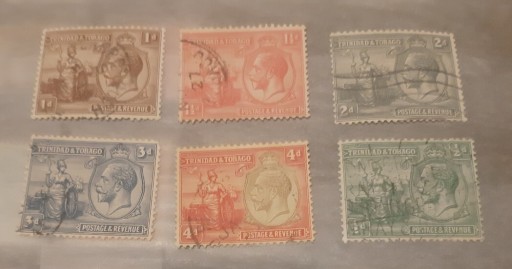 Zdjęcie oferty: 6 znaczków kasowanych Trynidad i Tabago