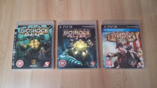 Zdjęcie oferty: 3 x BIOSHOCK B1 / B2 / INFINITE PS3 Komplet Extra stan