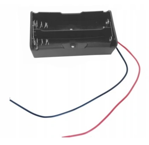 Zdjęcie oferty: Koszyk zasobnik na akumulator 2x 18650 3,7V Li-Ion  poł. równoległe z przew