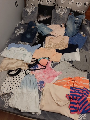 Zdjęcie oferty: Paczka ubrań Mix House, Bershka, Reserved itp.