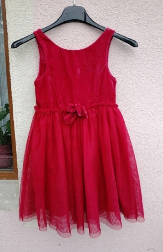 Zdjęcie oferty: sukienka czerwona 116 h&m  wesele lato Mikołajki 