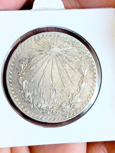 Zdjęcie oferty: Meksyk 1 peso 1926 srebro 