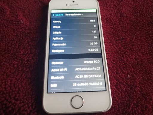 Zdjęcie oferty: IPhone SE 2016 32 GB