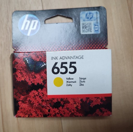 Zdjęcie oferty: Tusz HP 655 yellow