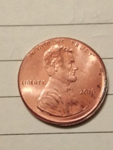 Zdjęcie oferty: Moneta 1 cent usa Lincoln destrukt