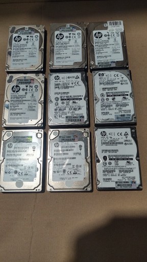 Zdjęcie oferty: 9 szt HDD 2.5' 300Gb 10000prm SAS