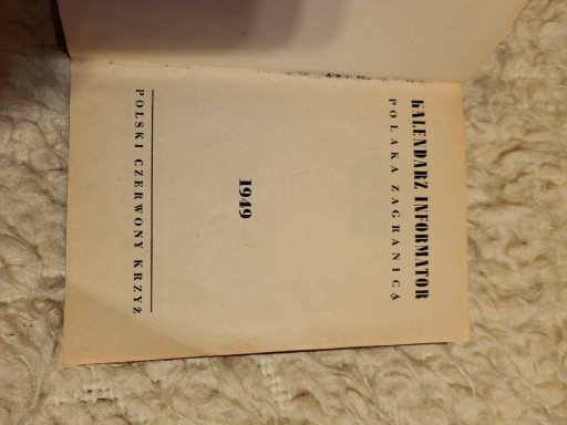 Zdjęcie oferty: Kalendarz informator 1949 r.