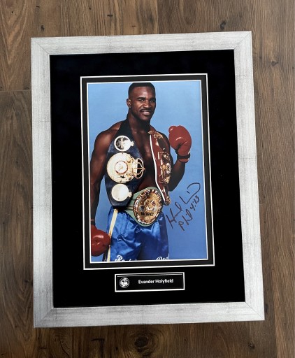 Zdjęcie oferty: Evander Holyfield oryginalny autograf + certyfikat