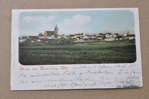 Zdjęcie oferty: Susz - Rosenberg 1904 r