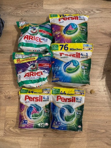 Zdjęcie oferty: Kapsułki do prania Persil Ariel,  Finish zmywarka 