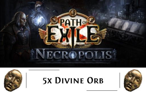 Zdjęcie oferty: Path of Exile PoE Liga Necropolis 5x Divine Orb