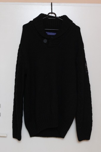 Zdjęcie oferty: Top Secret Sweter czarny męski office casual  XL