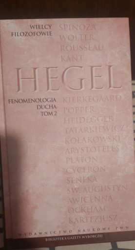 Zdjęcie oferty: Hegel - Fenomenologia ducha Tom 2