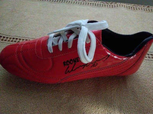 Zdjęcie oferty: Piłka Nożna Wayne Rooney autograf podpis dowód but