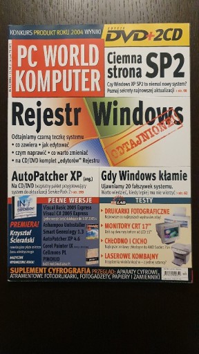 Zdjęcie oferty: Czasopismo PC WORLD KOMPUTER 12/2004 brak płyt