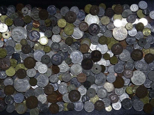 Zdjęcie oferty: Mega zestaw monet do rozpoznania ponad 860 sztuk
