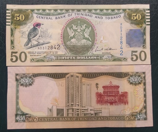 Zdjęcie oferty: Trynidad i Tobago, 50 dollars 2006  aUNC