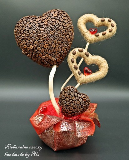 Zdjęcie oferty: Drzewko kawowe serca kawa Walentynki Dzień Kobiet