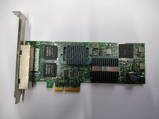 Zdjęcie oferty: Czteroportowa karta sieciowa DELL 0HM9JY PRO 1000 VTT 1Gbps PCIe