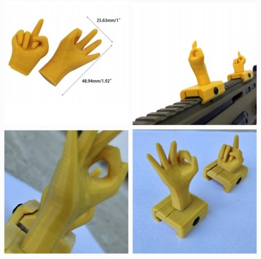 Zdjęcie oferty: Mechaniczne przyrządy celownicze druk 3D