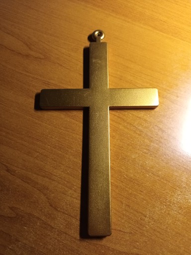 Zdjęcie oferty: [unikat]Krzyż do powieszenia.Złota farba.