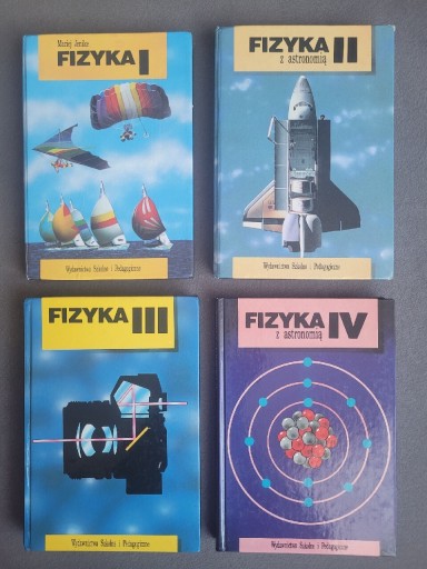 Zdjęcie oferty: FIZYKA komplet 1 Jenike 2 Salach 3 Ginter 4 Piłat