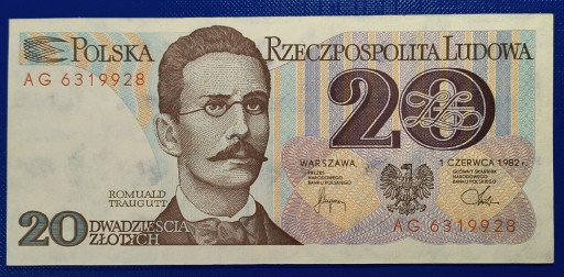 Zdjęcie oferty: Banknot , 20 złotych 1982