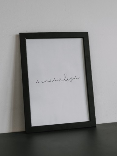 Zdjęcie oferty: plakat A4 dekoracja ozdoba ścienna minimalizm