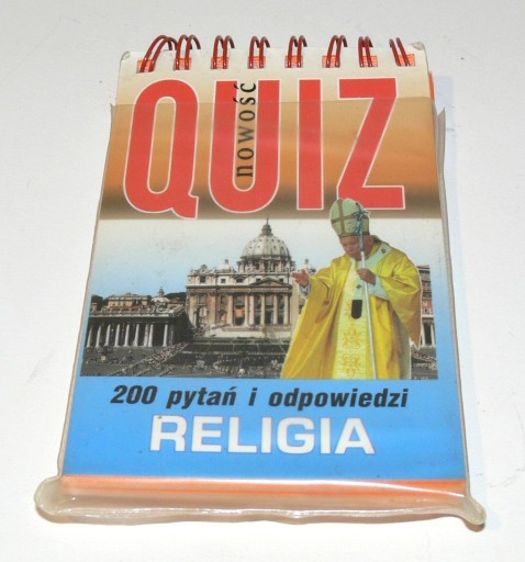 Zdjęcie oferty: Quiz z religii - 200 pytań